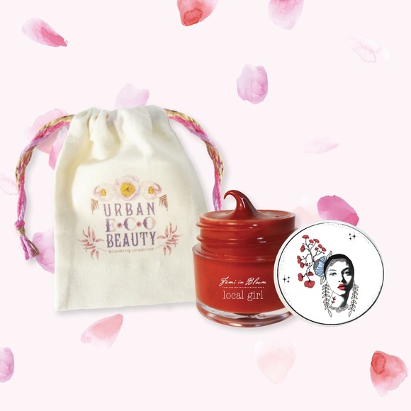 Red Shimmer Tint Organic Lip Gloss Plumper Treatment - Picture 4 of 15